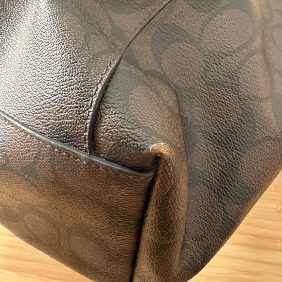 Coach Signature Brown Ava Tote Bag - Picture 9 of 16